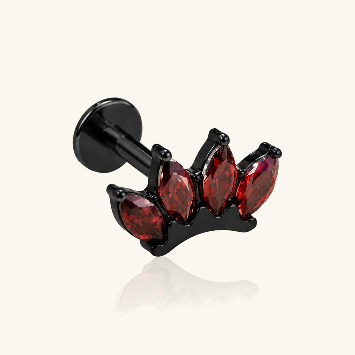 Titanium Koa Stud