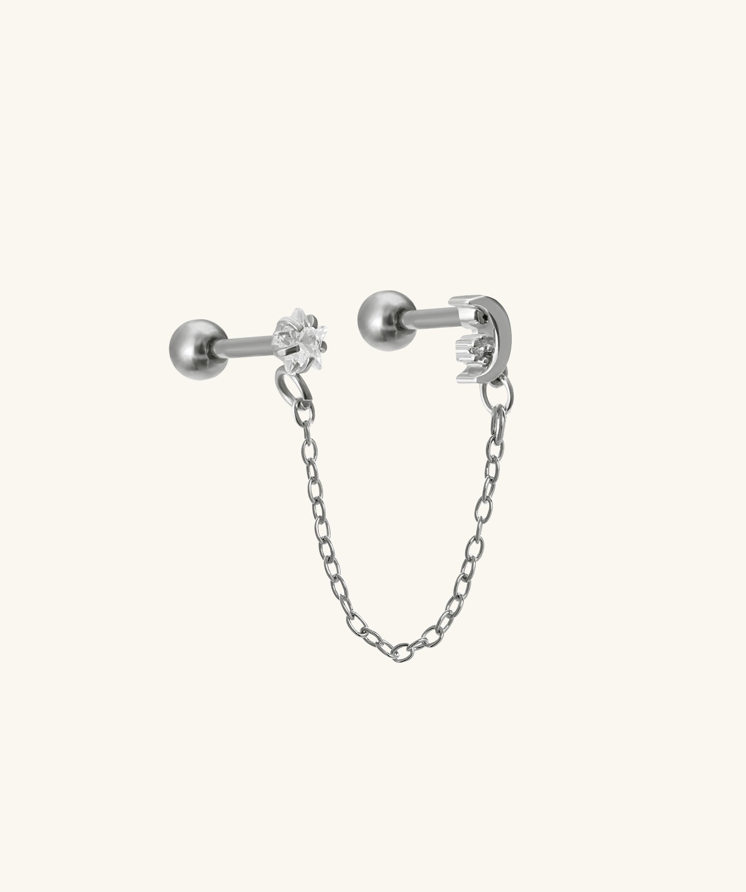 Star & Moon Chain - OumoJewelry