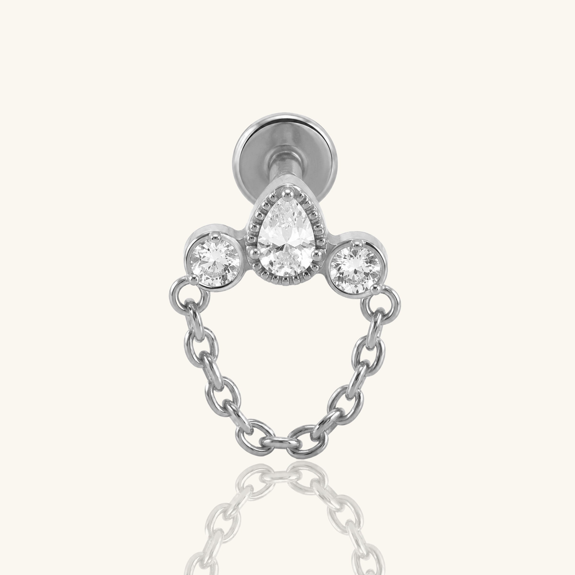 Titanium Vesta Stud