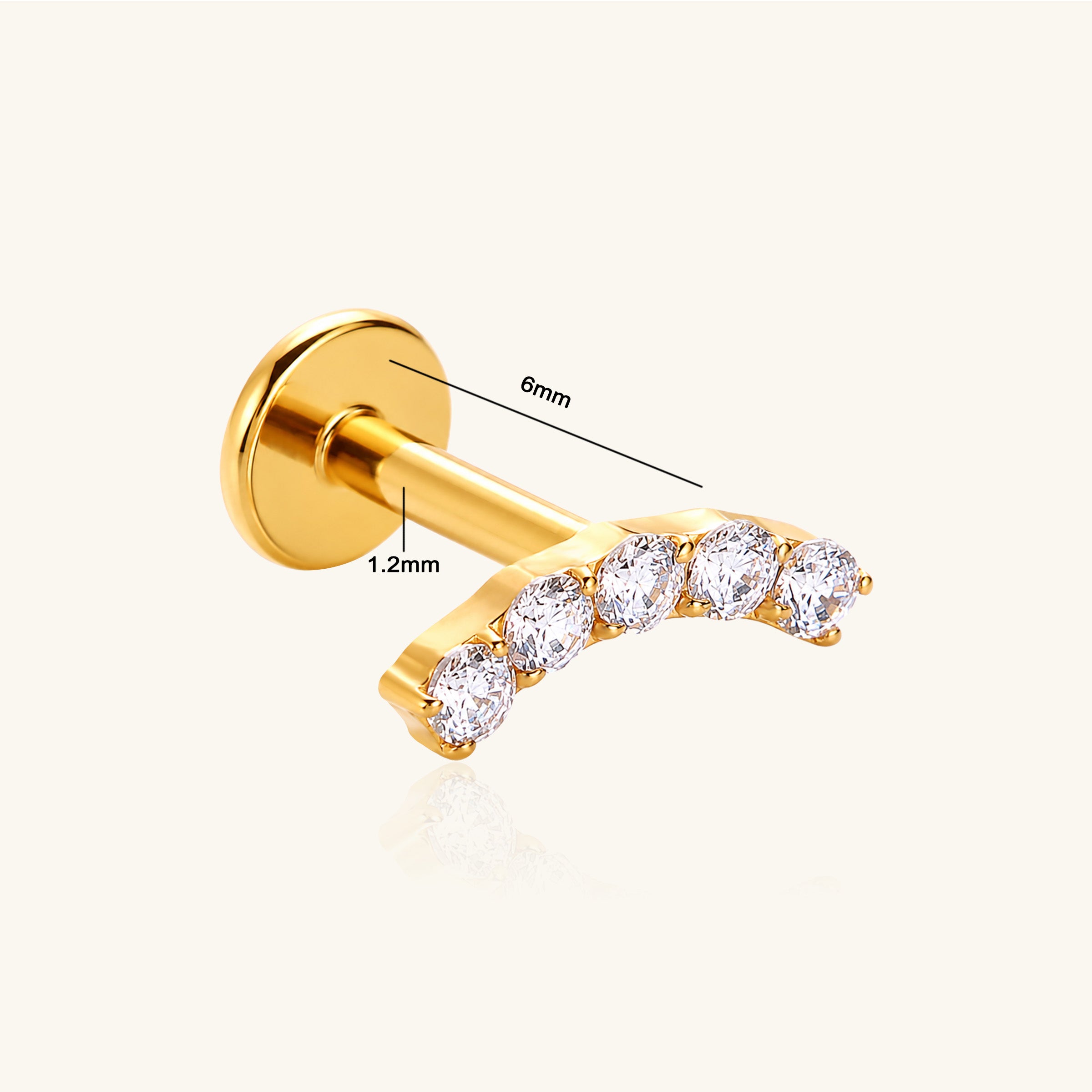 Titanium Sable Stud