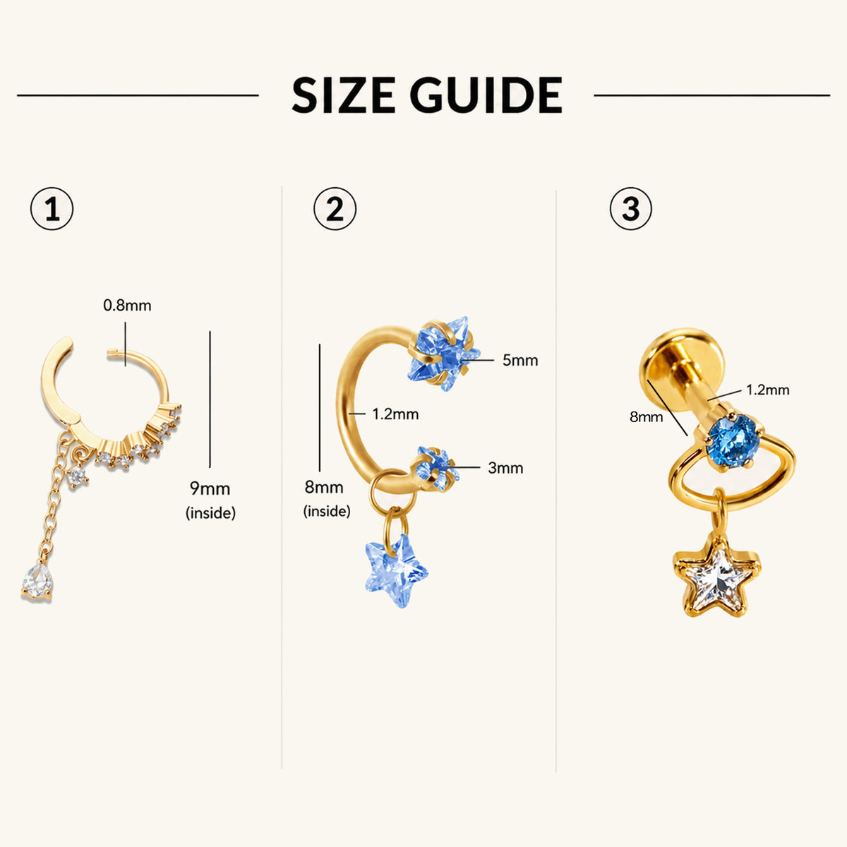 Siaa Ear Stack Set