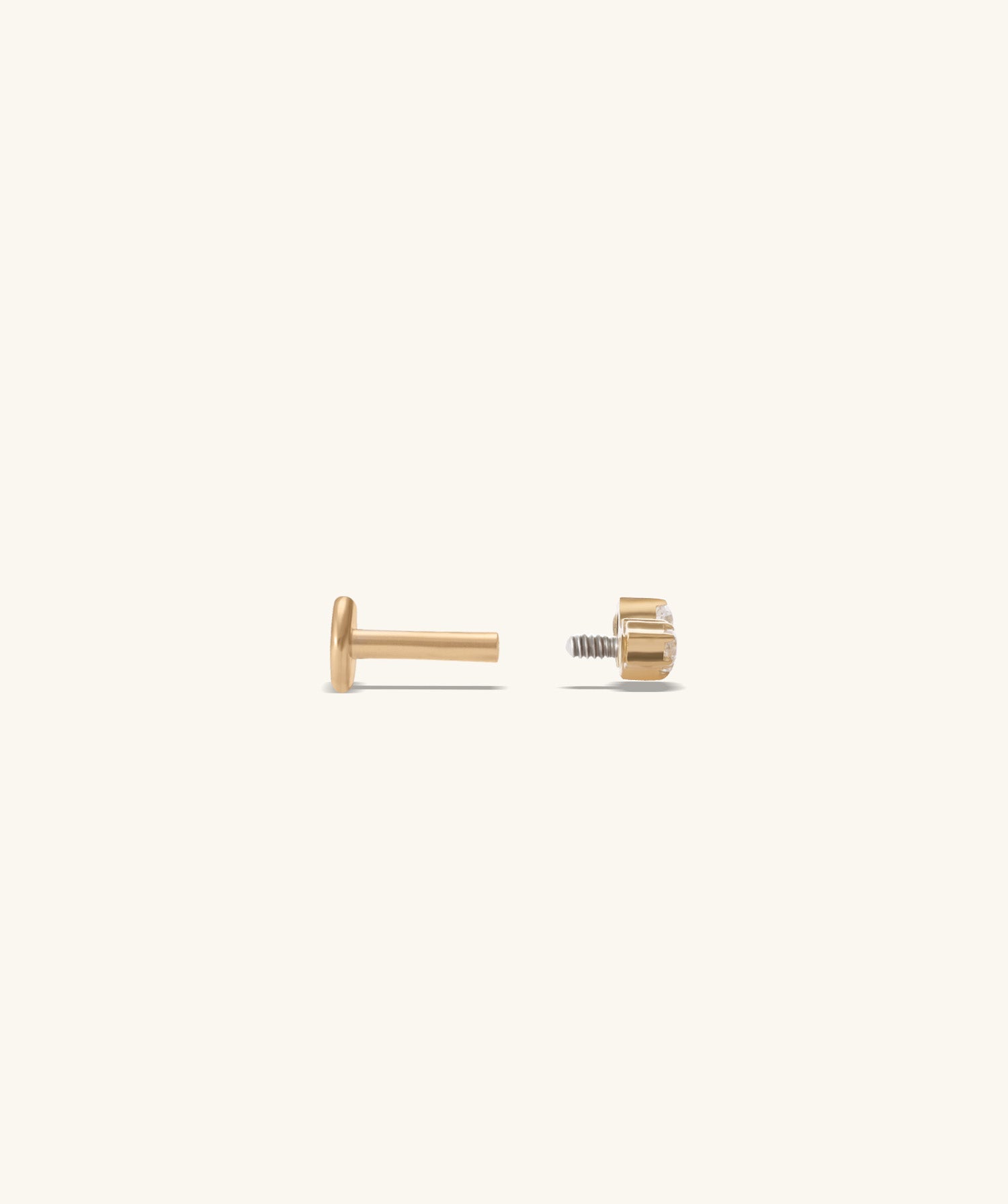 Titanium Trinity Stud - OumoJewelry