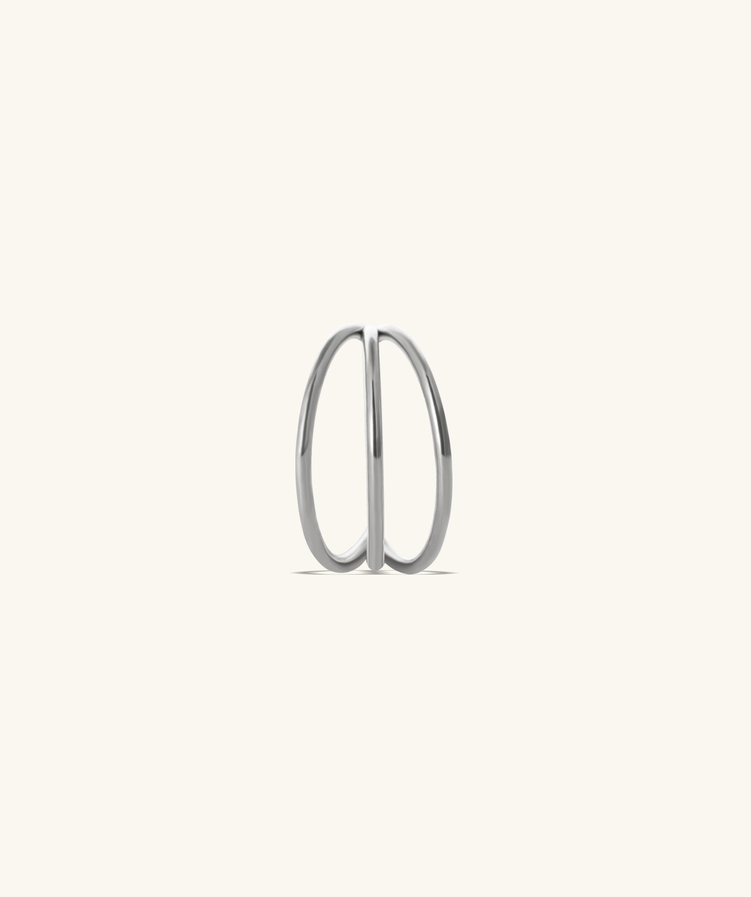 Three Layer Clicker Hoop - OumoJewelry