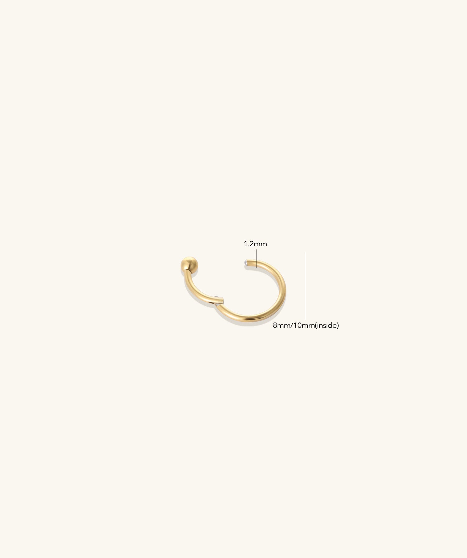 Classic Clicker Hoop - OumoJewelry