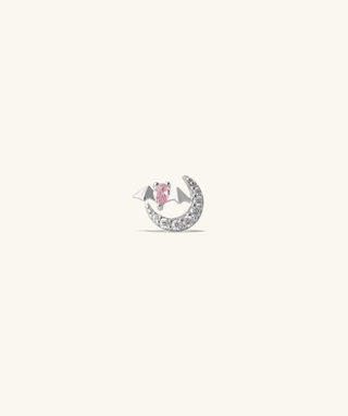 Moon Bat Stud - OumoJewelry