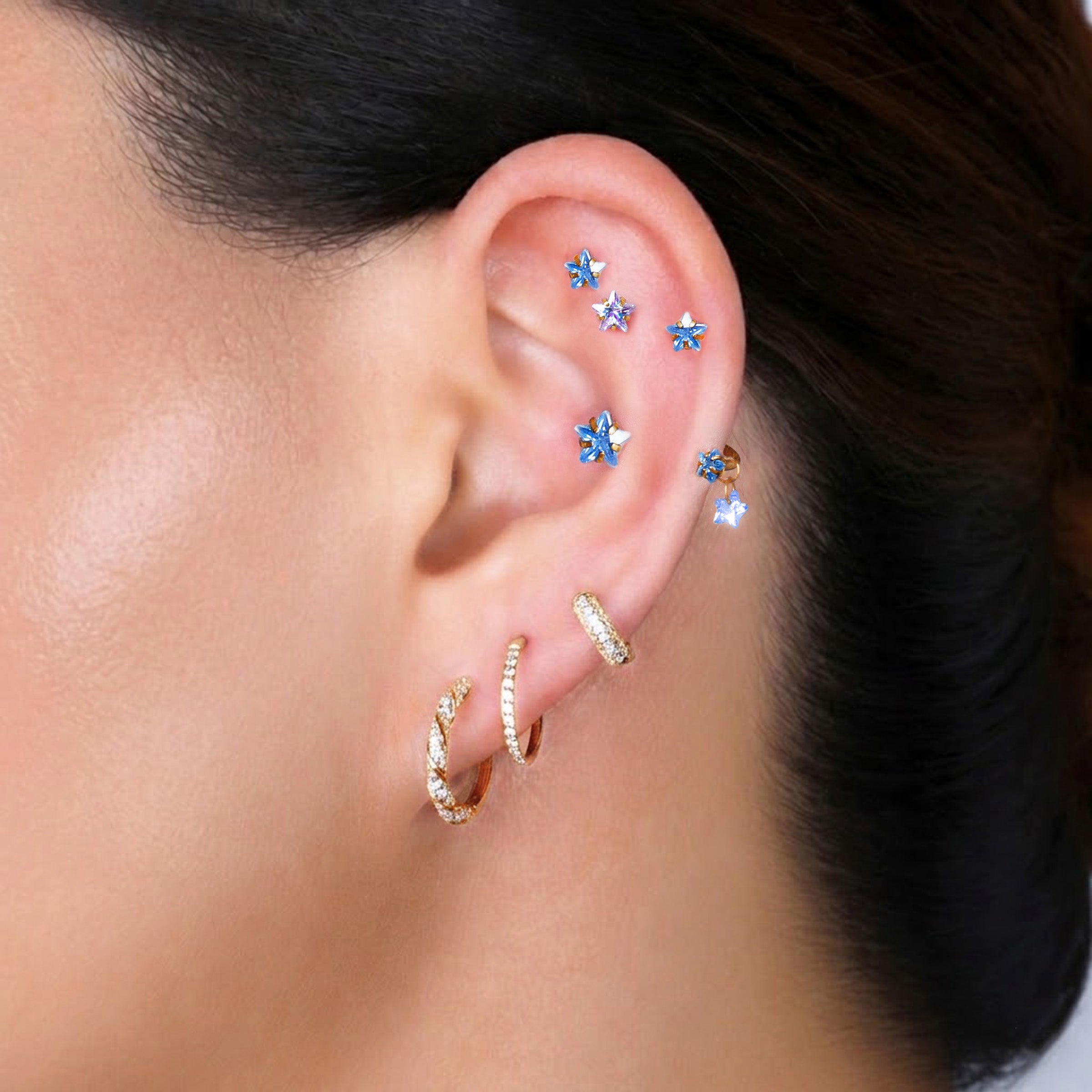 Elys Star Ear Stack Set