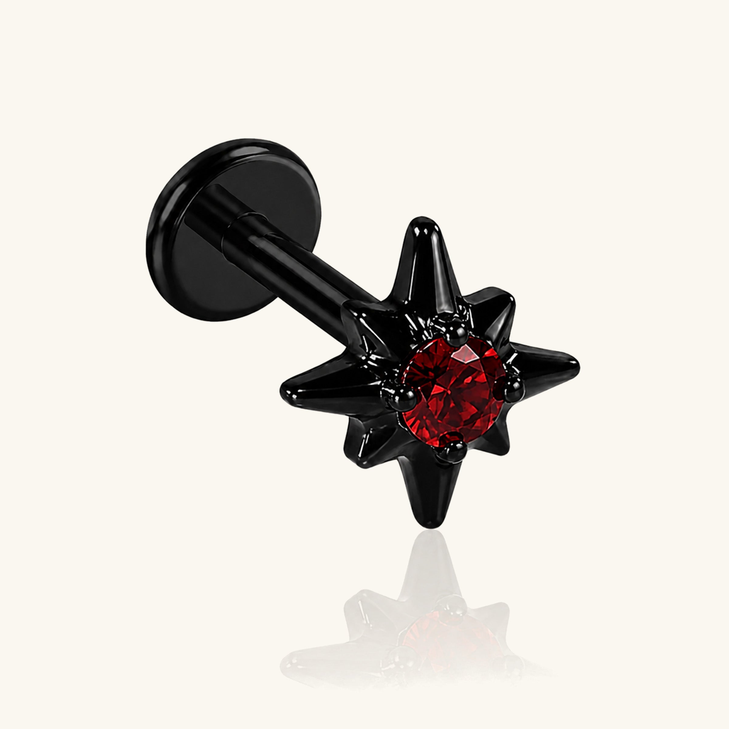 Titanium Raisa Star Stud