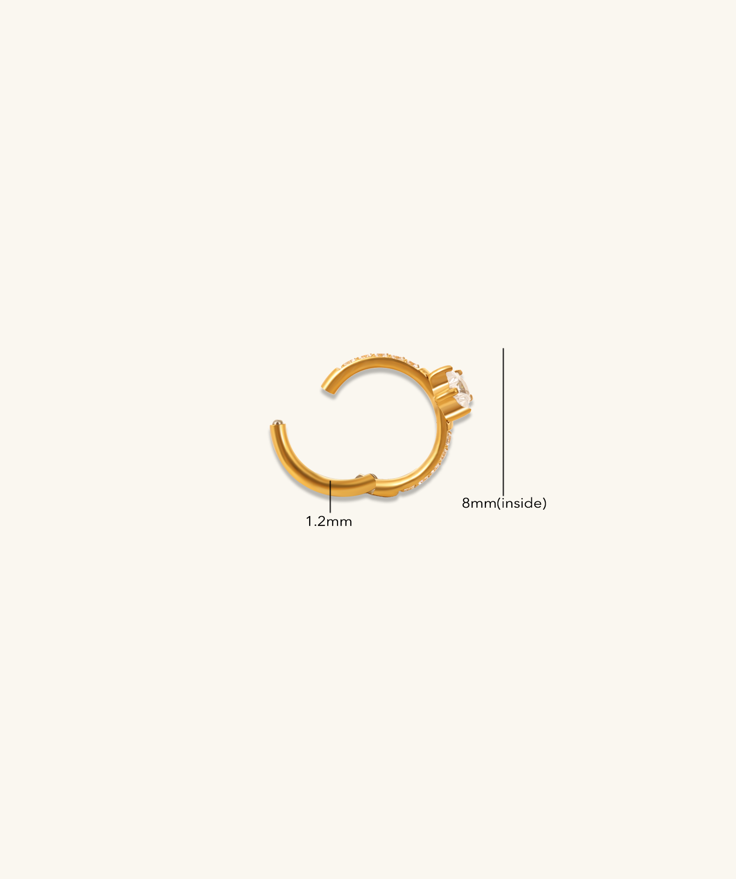Titanium Selah Clicker - OumoJewelry