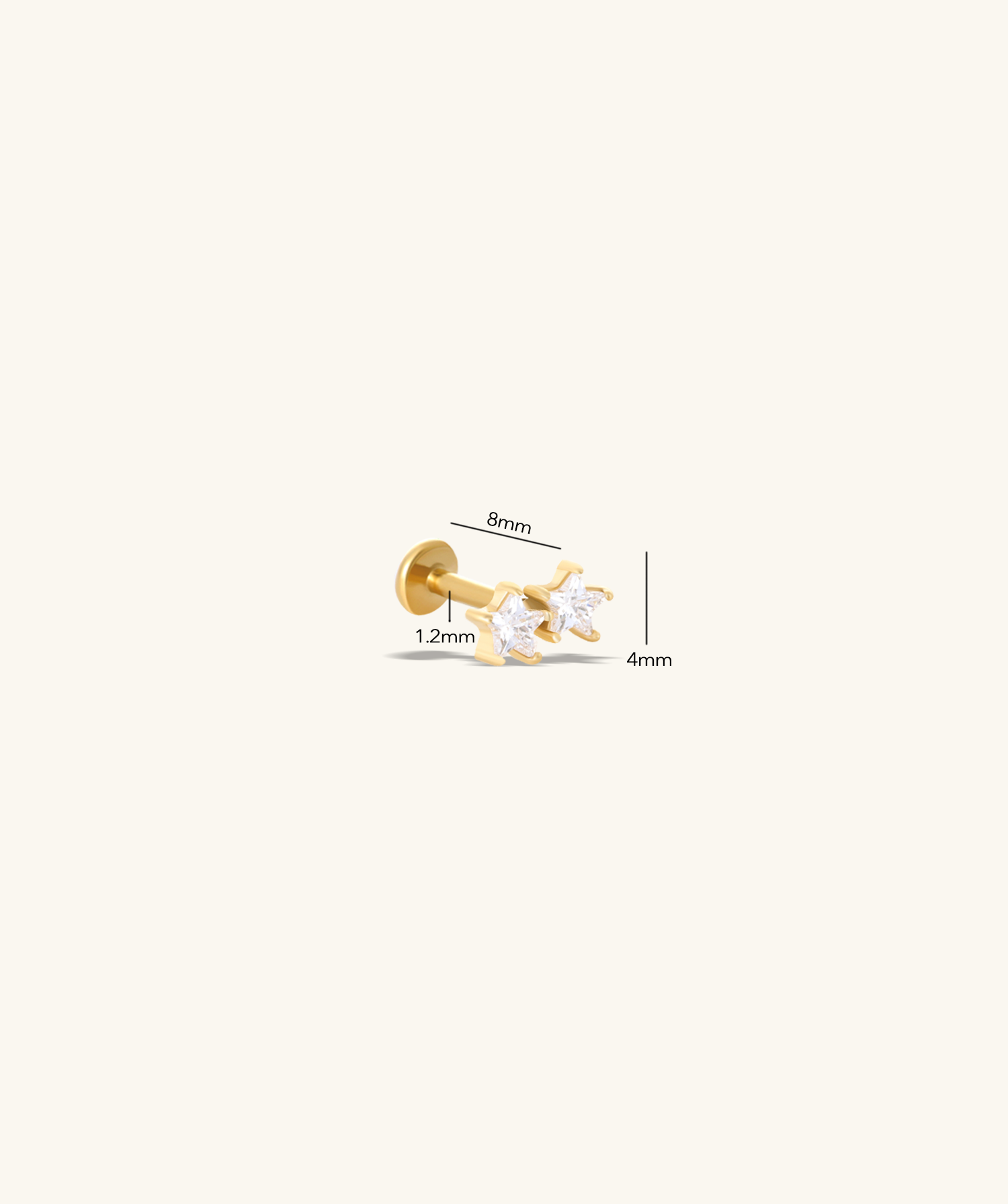 Twinkling Star Stud - OumoJewelry