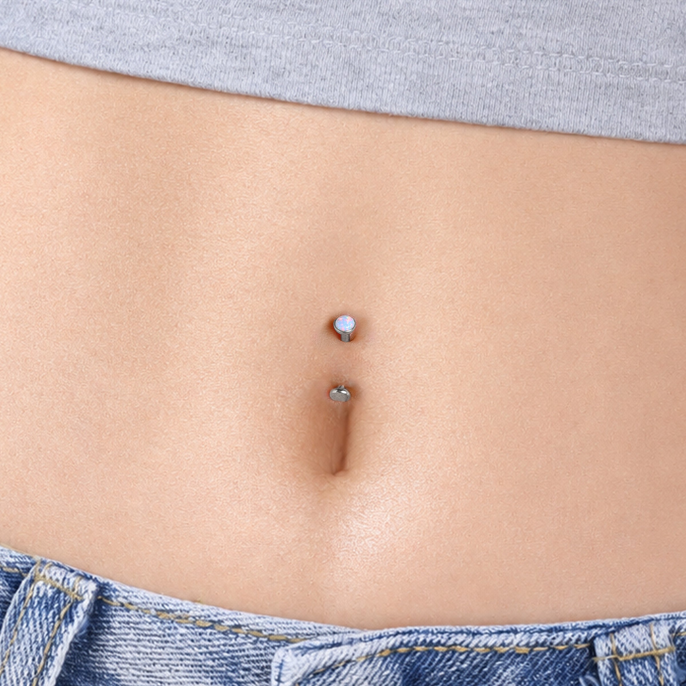 Titanium Auri Belly Ring