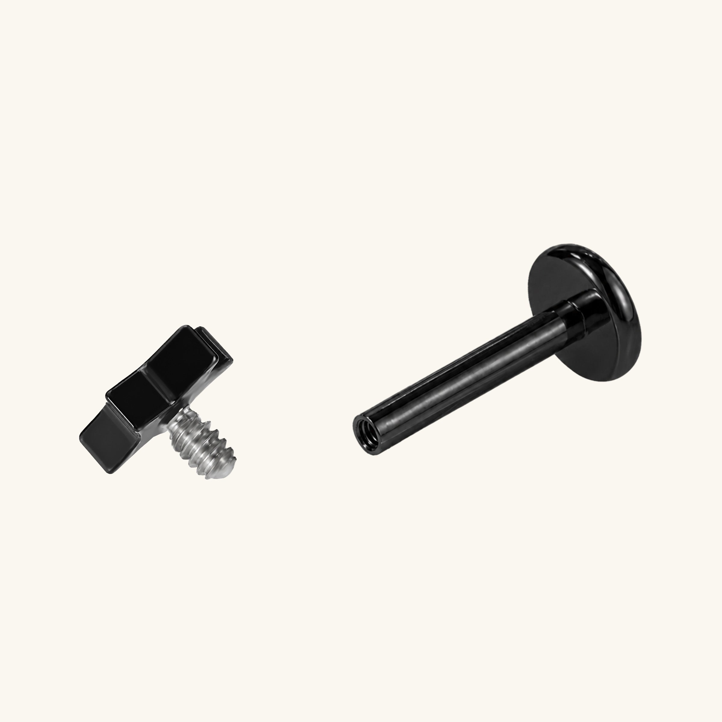 Titanium Livia Star Stud