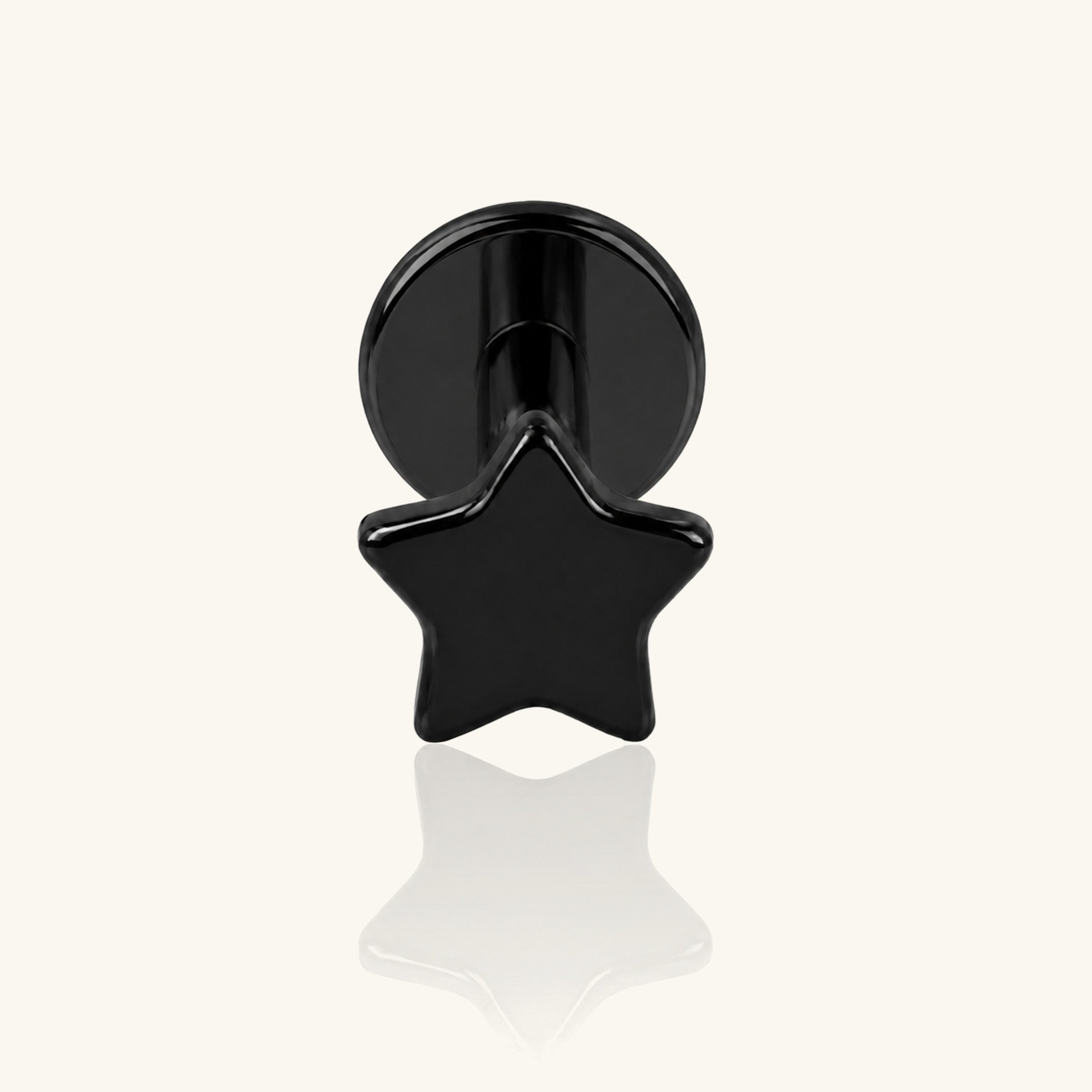 Titanium Star Stud