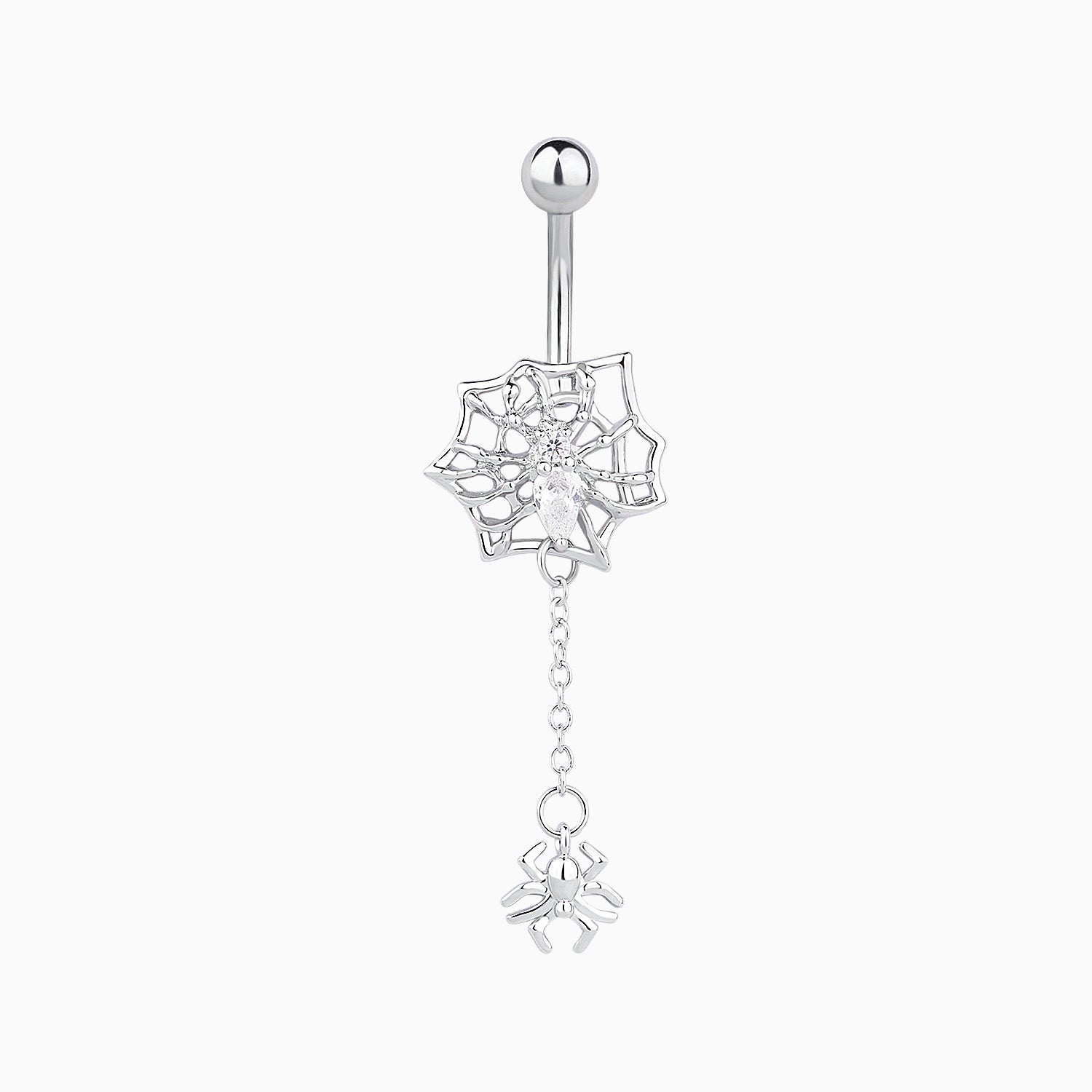 Cool Spider Belly Ring - OhmoJewelry