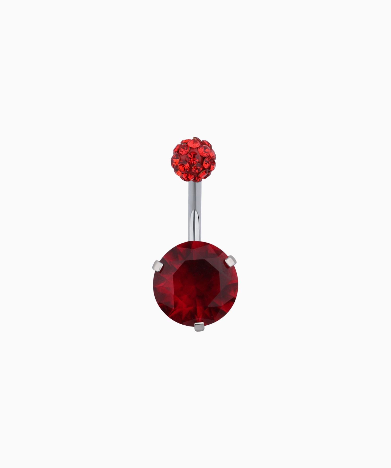 Charm Gemstone Belly Ring - OumoJewelry