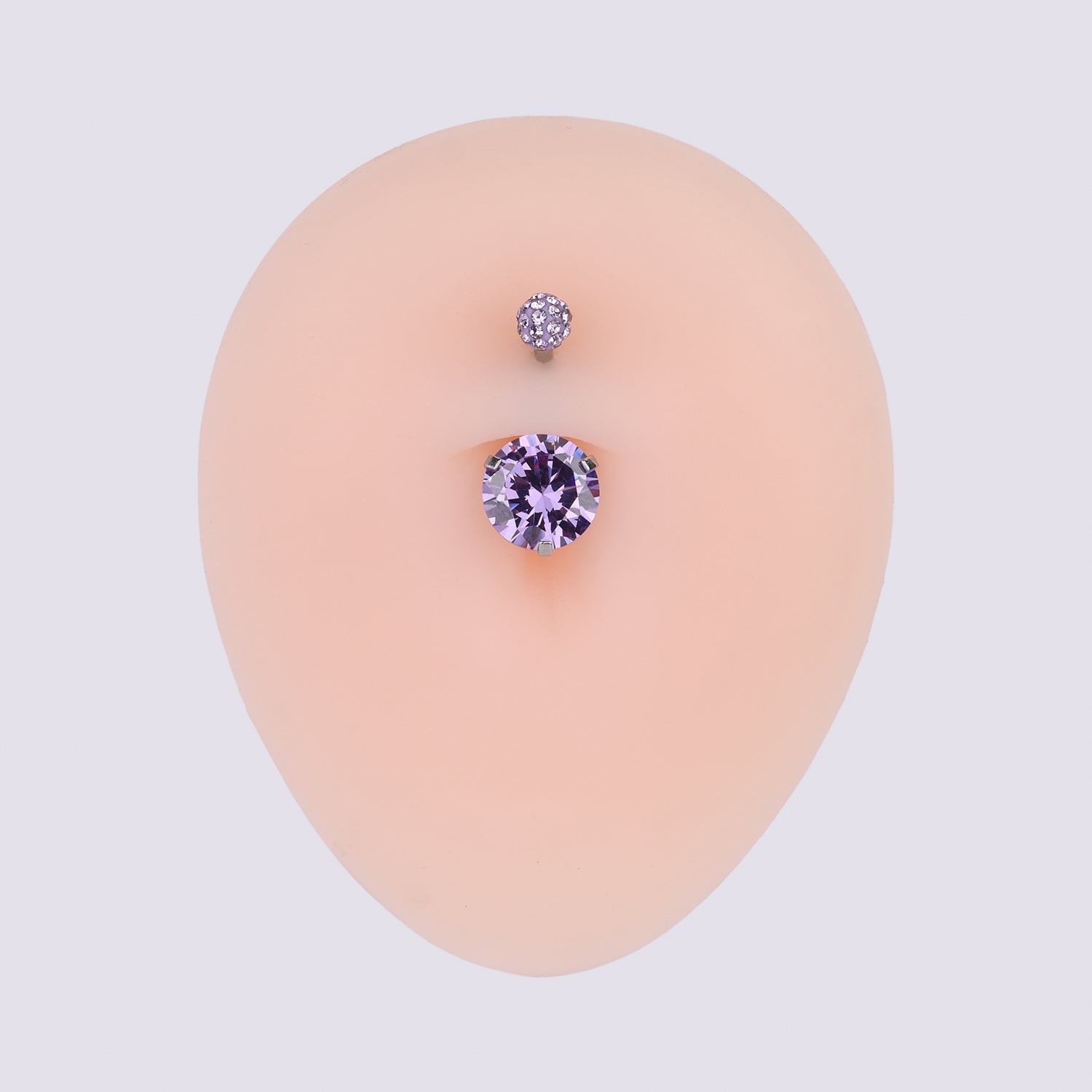 Charm Gemstone Belly Ring - OumoJewelry