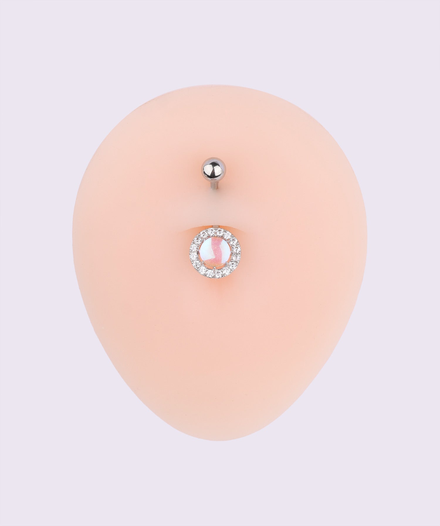 Sweet Opal Belly Ring - OumoJewelry
