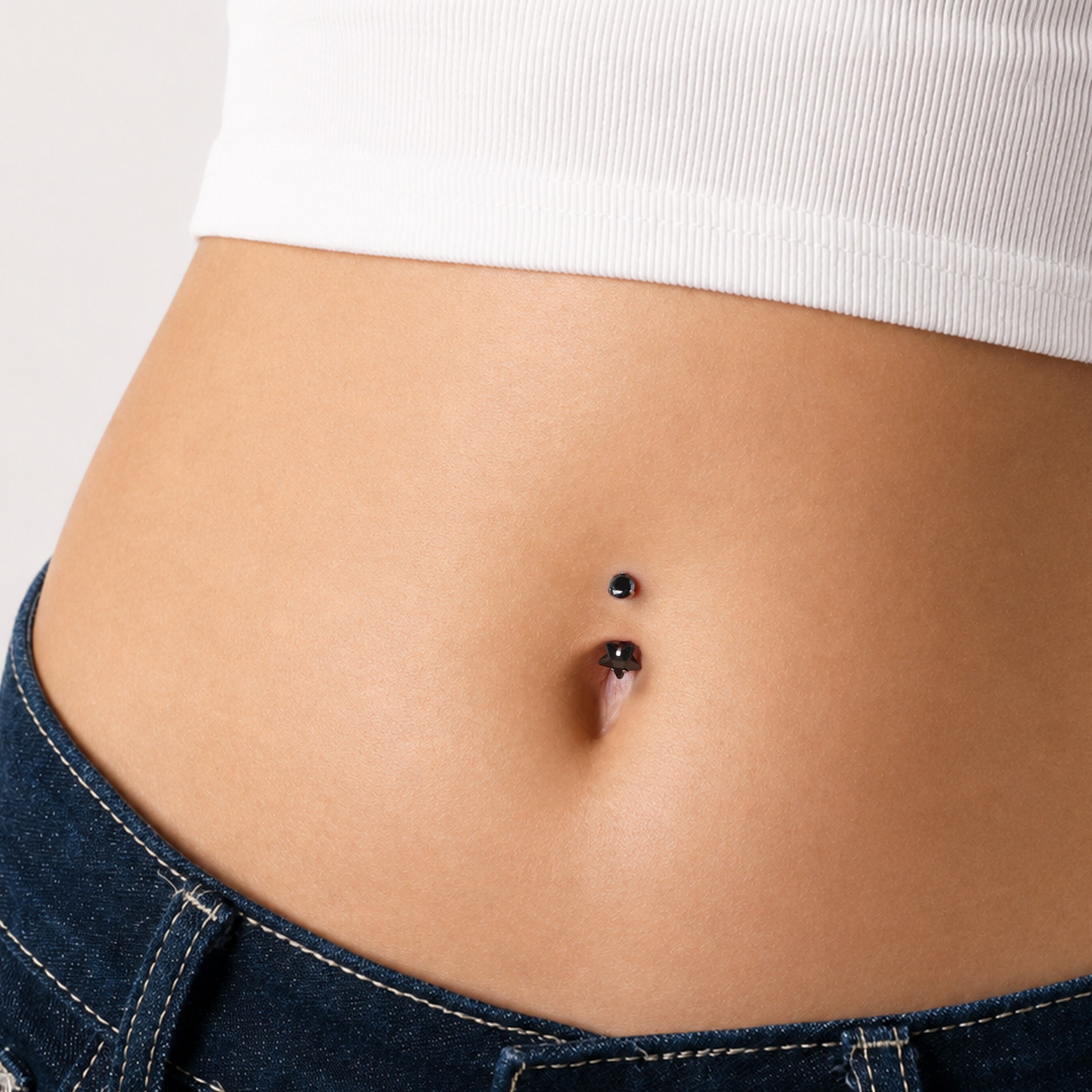 Titanium Elara Belly Ring