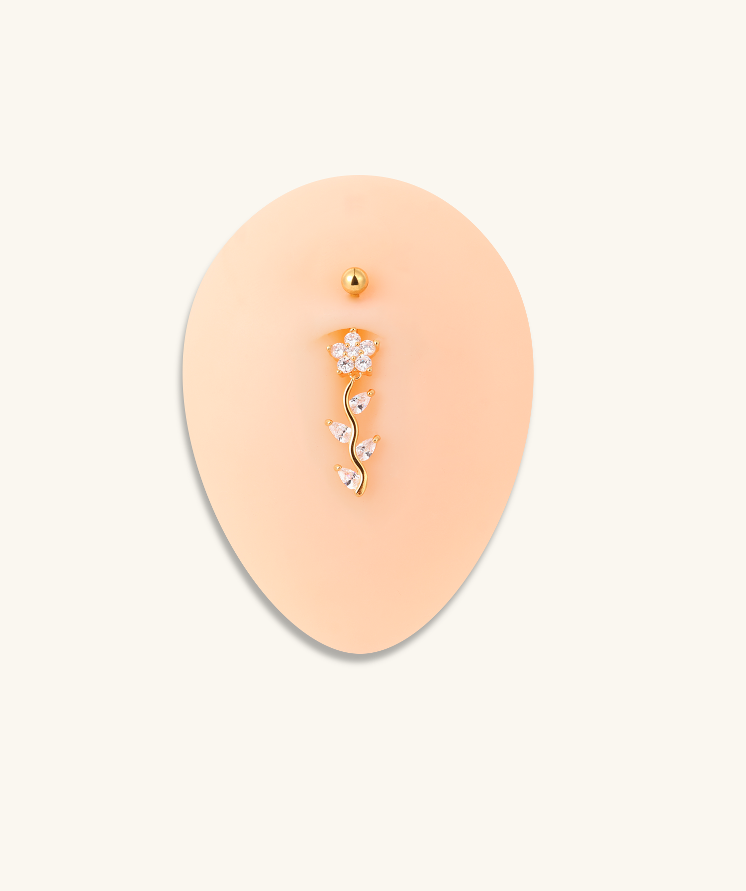 Bloom Vine Belly Ring - OumoJewelry