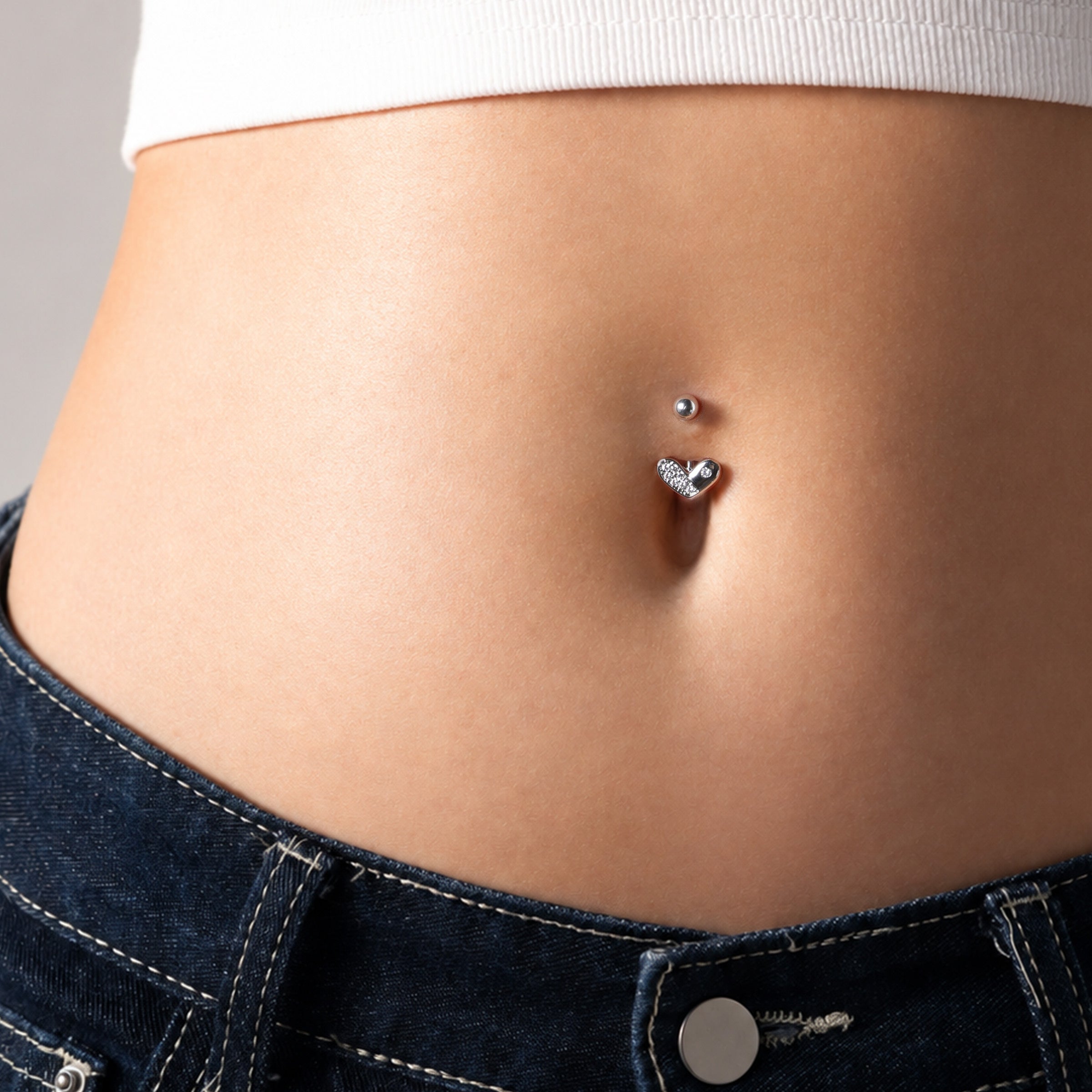 Mirel Heart Belly Ring