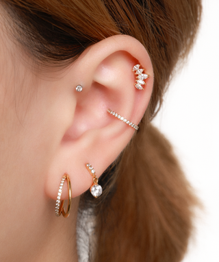 Crown Flatback Stud - OumoJewelry