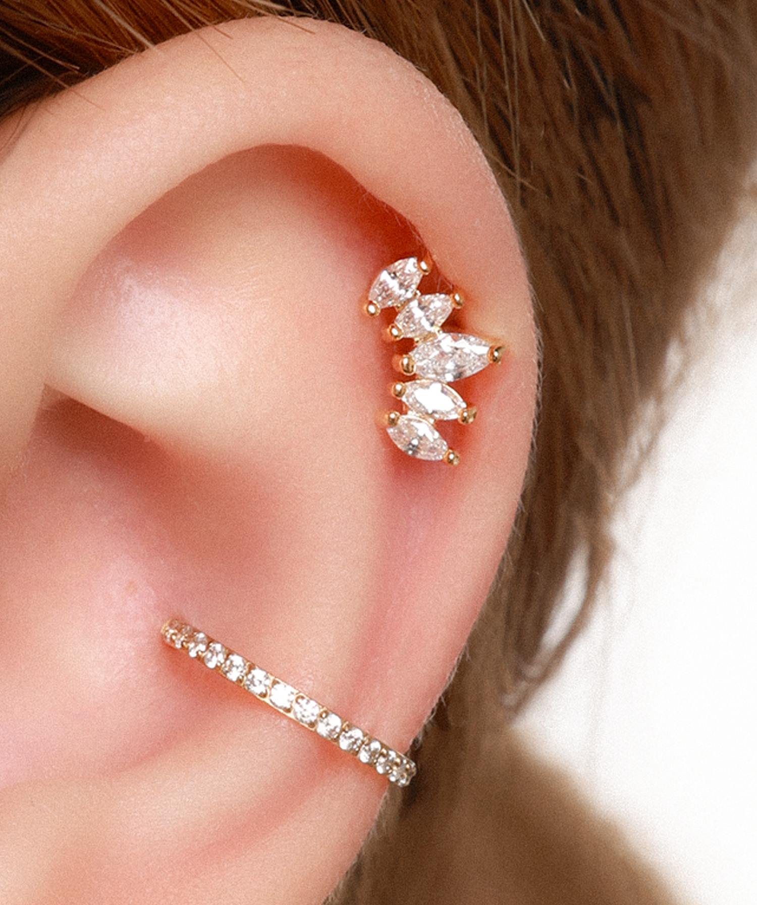 Crown Flatback Stud - OumoJewelry