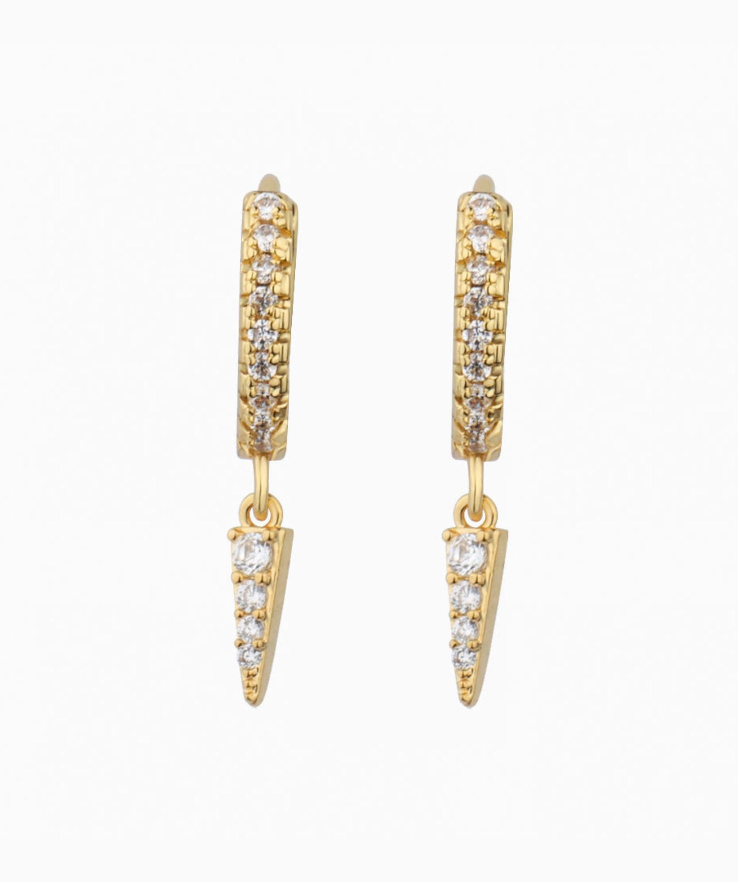 Drop Hoop Earring - OumoJewelry