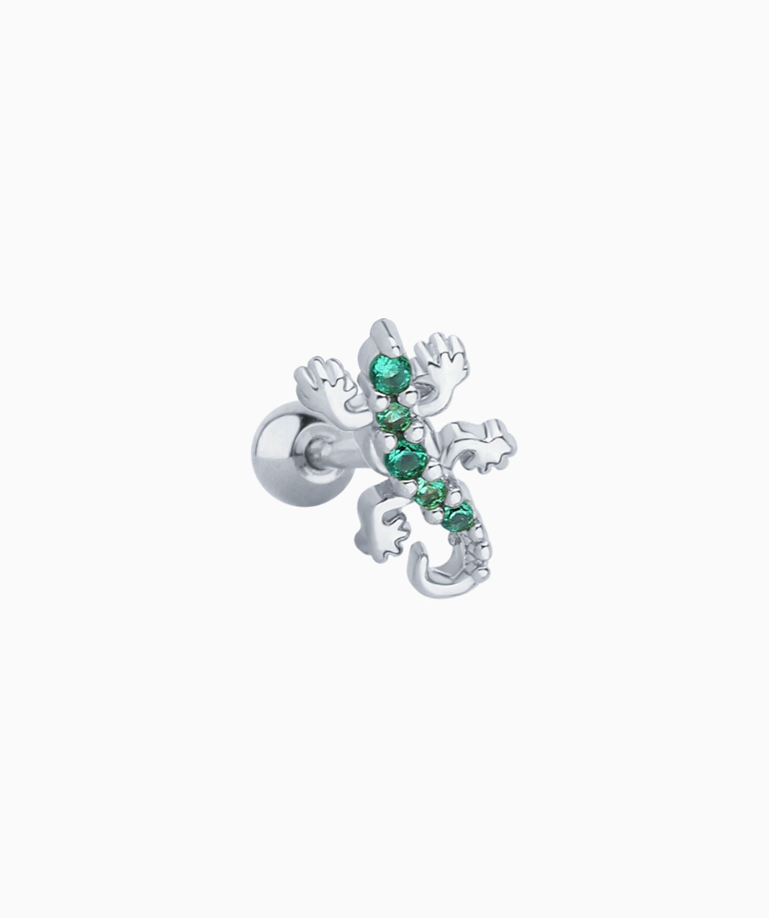 Cute Gecko Stud - Stainless Steel - Upper Lobe, Helix - Oumo Jewelry