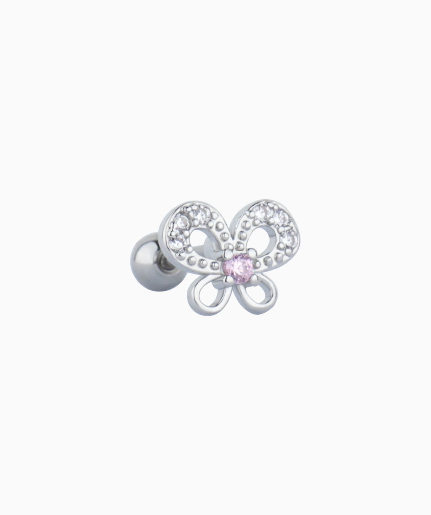 Treasure Pinky Butterfly Stud - OumoJewelry