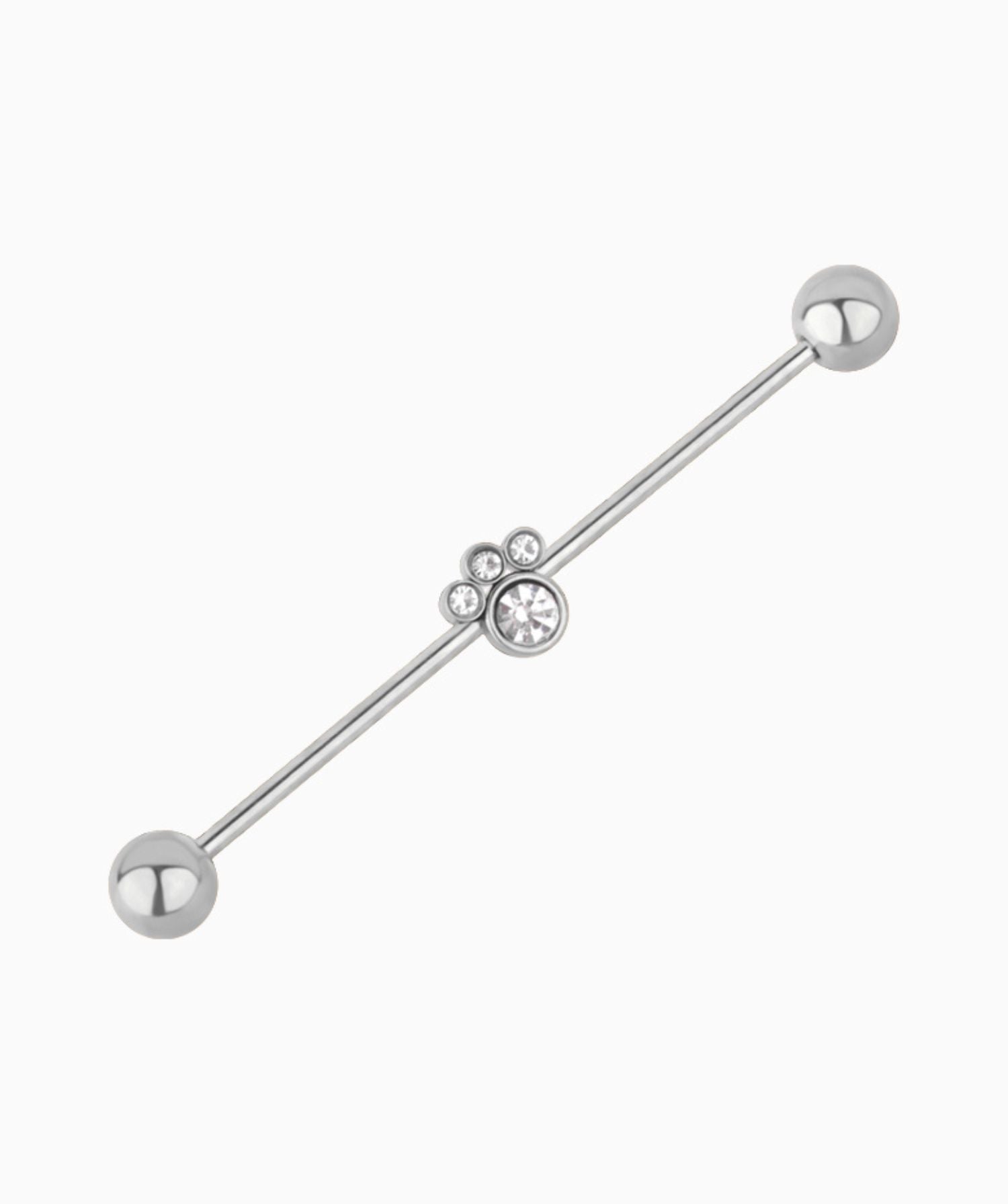 Paw Industrial Barbell - OumoJewelry
