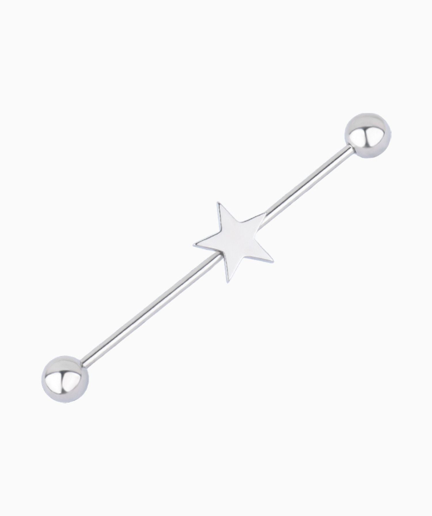 Premium Star Industrial Piercing - OumoJewelry