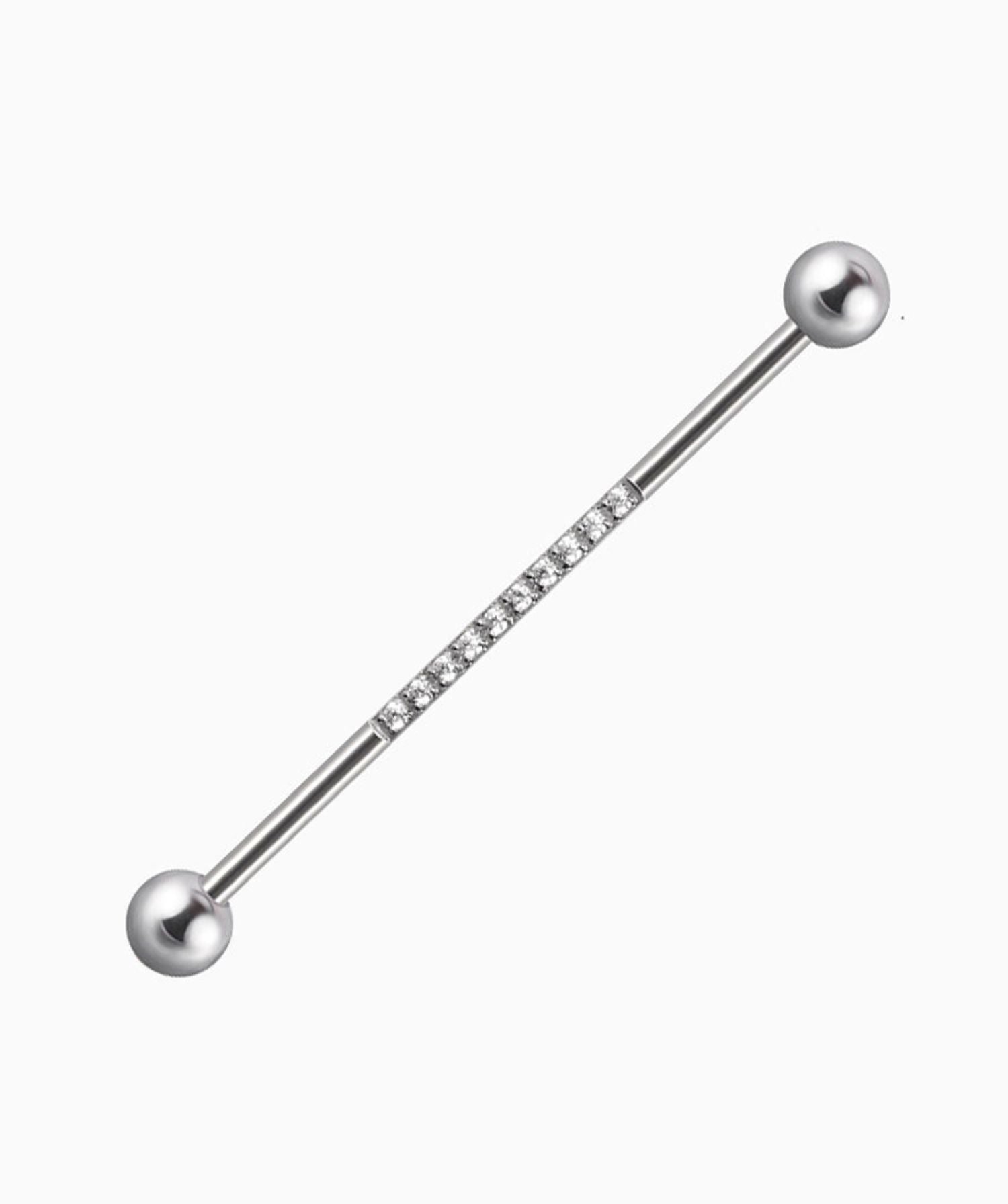 Classic Simple Industrial Barbell - OumoJewelry