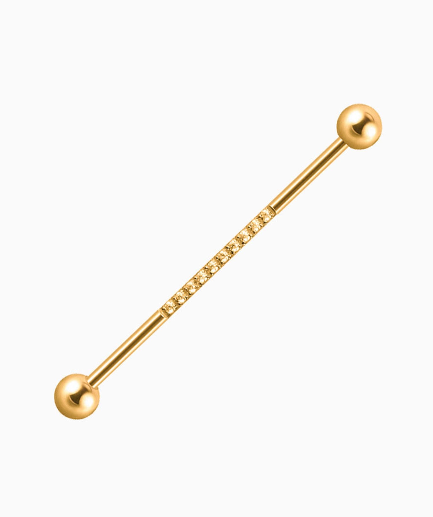Classic Simple Industrial Barbell - OumoJewelry