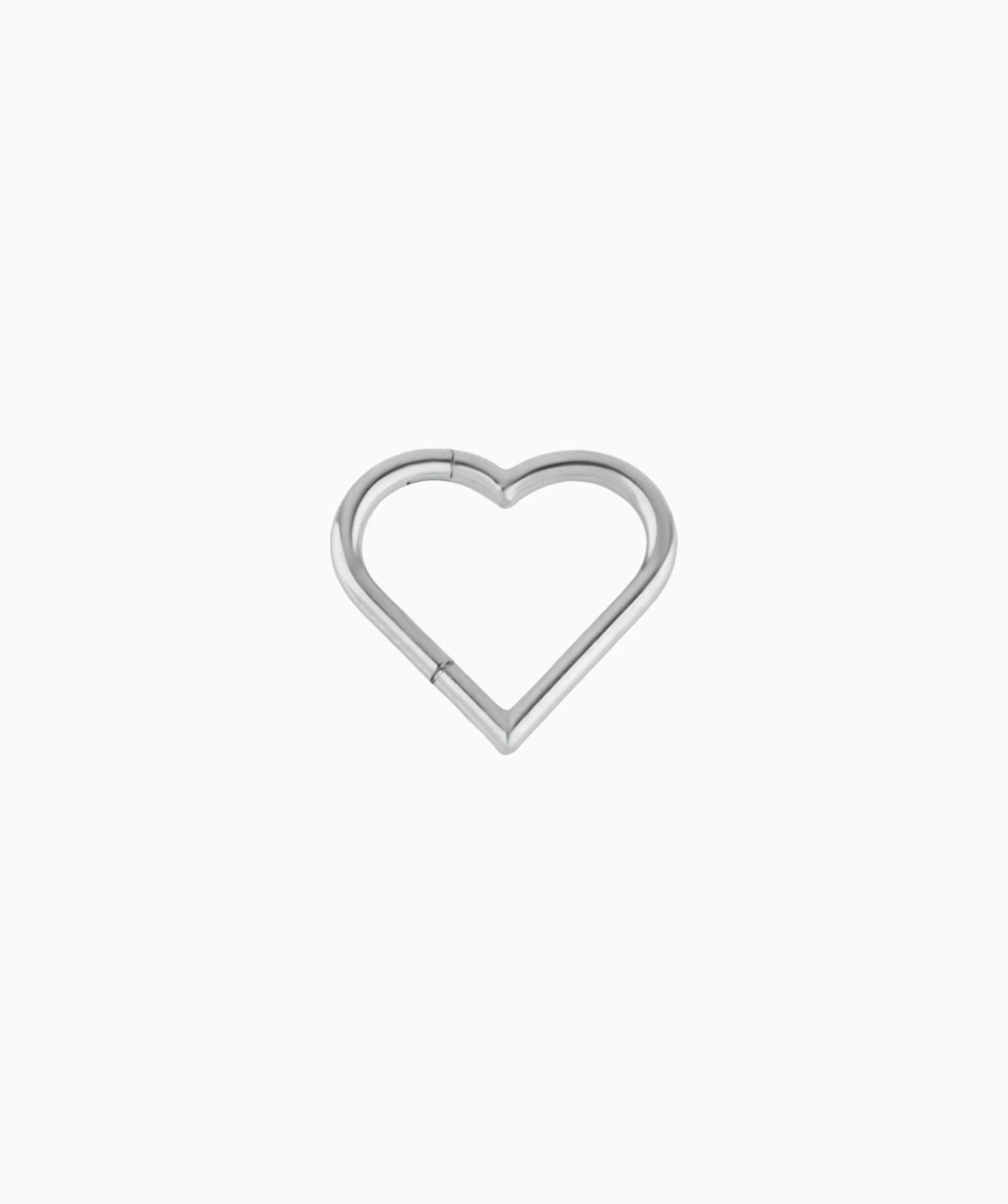 Heart Clicker Hoop - OumoJewelry