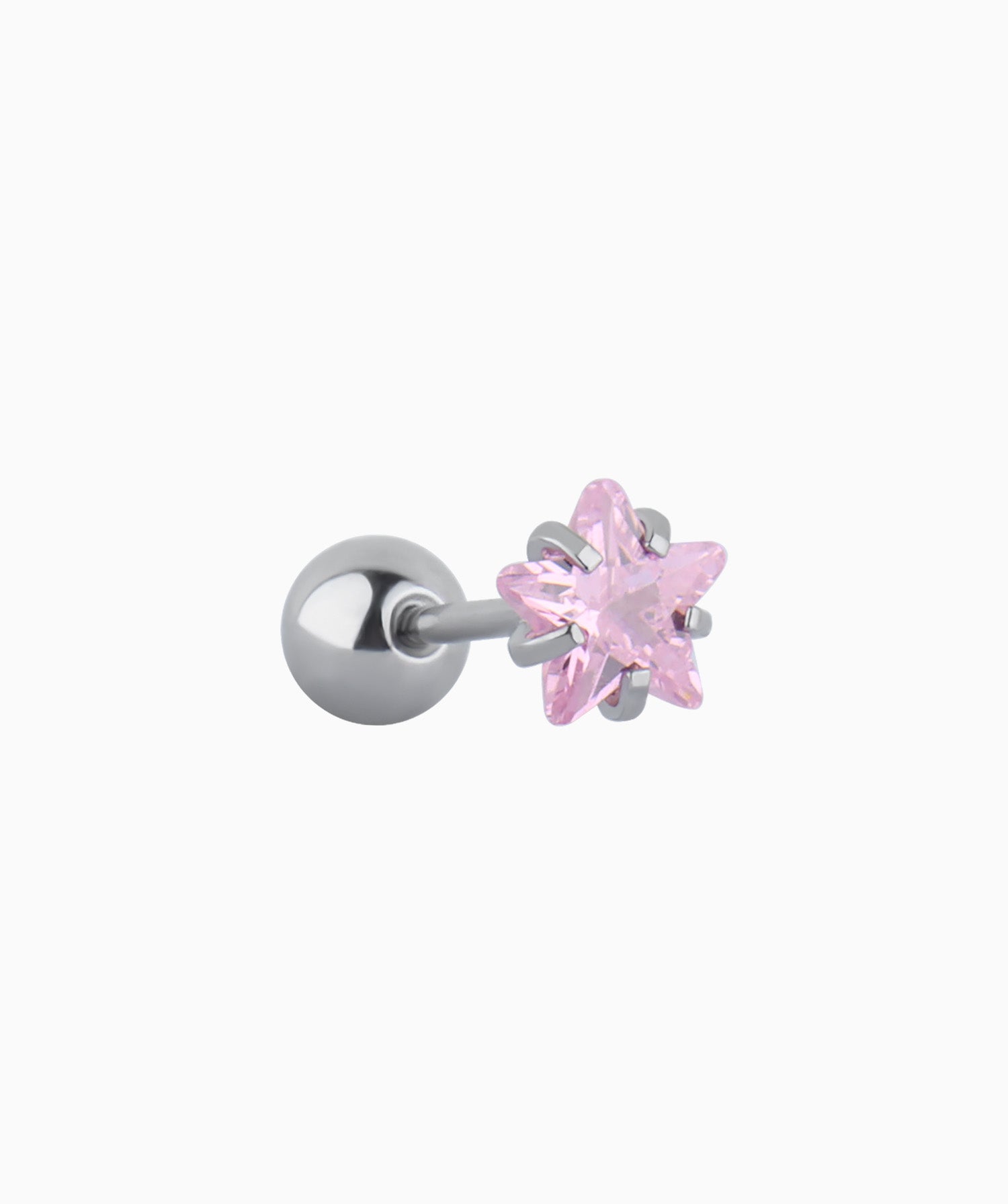 Pink Star Stud - OumoJewelry