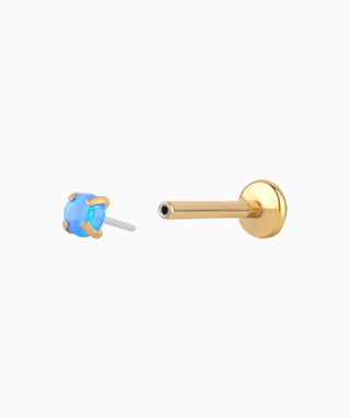 Charm Opal Flatback Stud - OumoJewelry