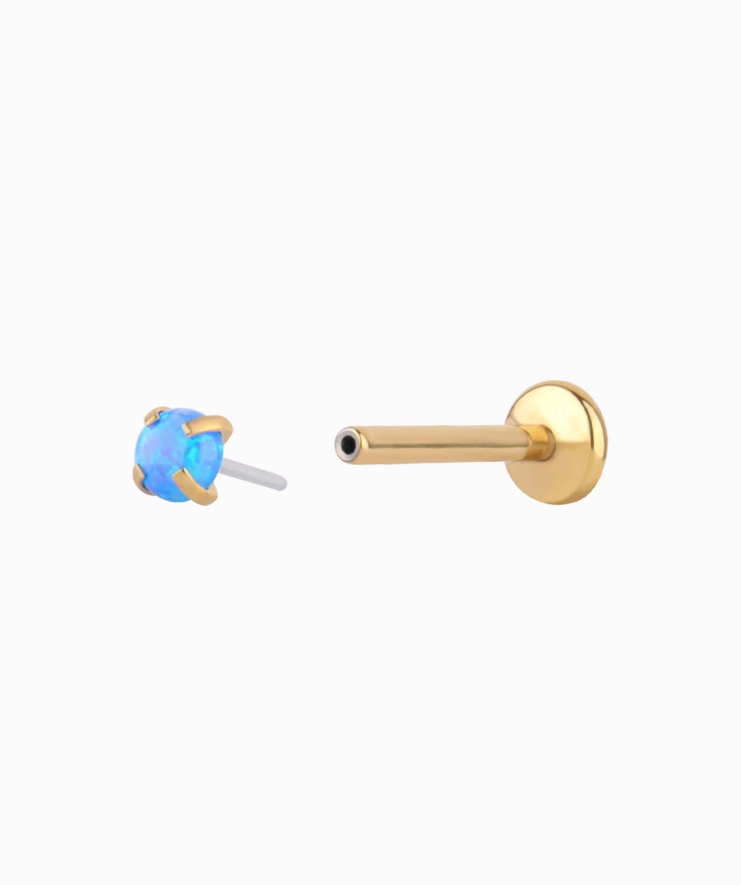 Charm Opal Flatback Stud - OumoJewelry