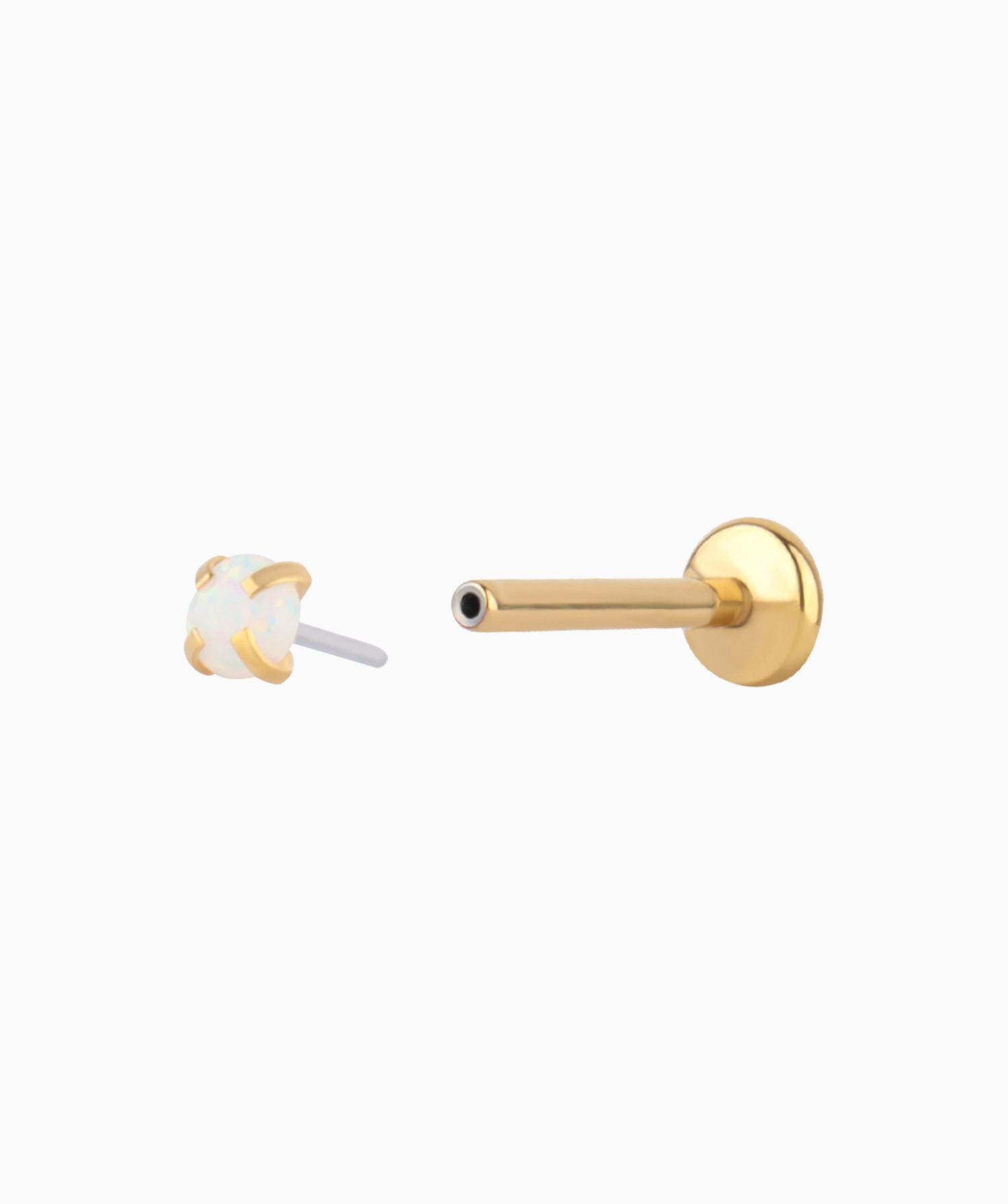 Charm Opal Flatback Stud - OumoJewelry