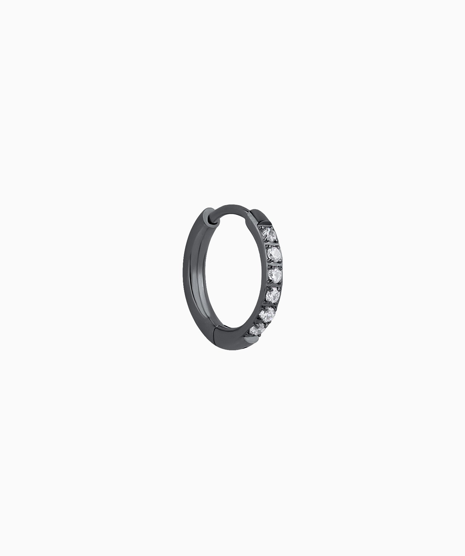 Basic Sparkling Hoop - OumoJewelry