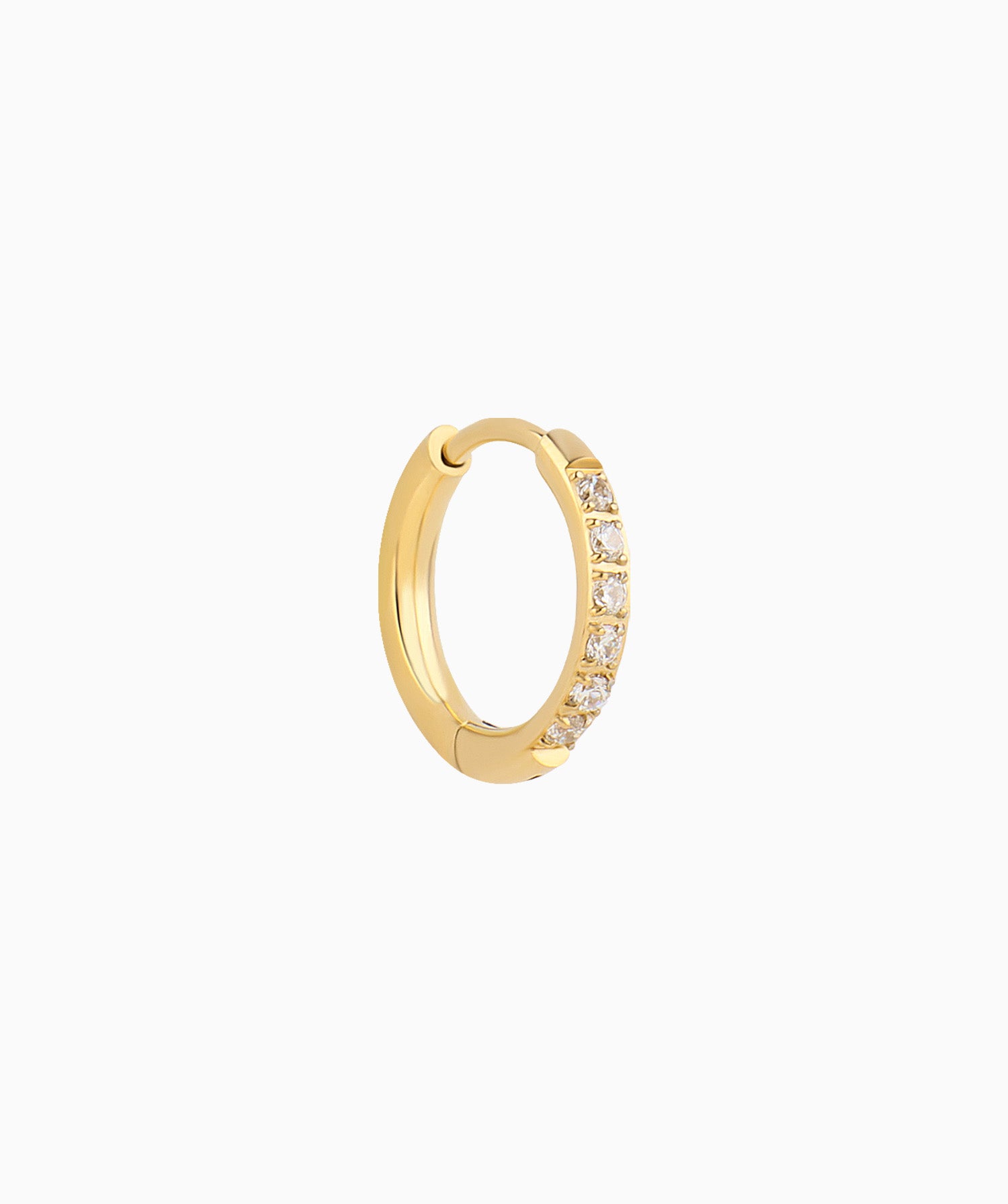 Basic Sparkling Hoop - OumoJewelry