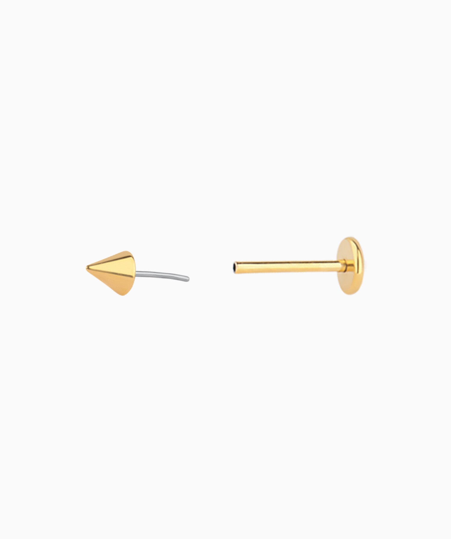 Cone Flatback Stud - OumoJewelry