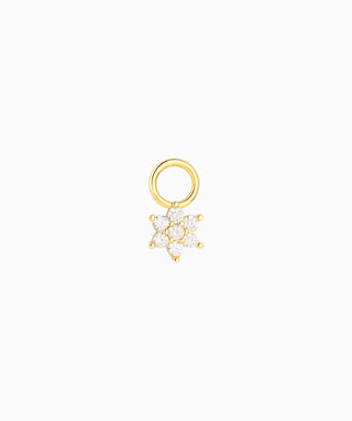 Shiny Flower Charm - OumoJewelry