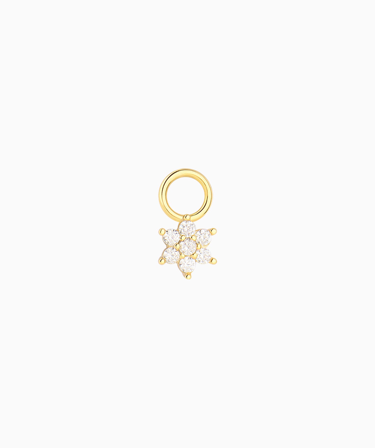 Shiny Flower Charm - OumoJewelry