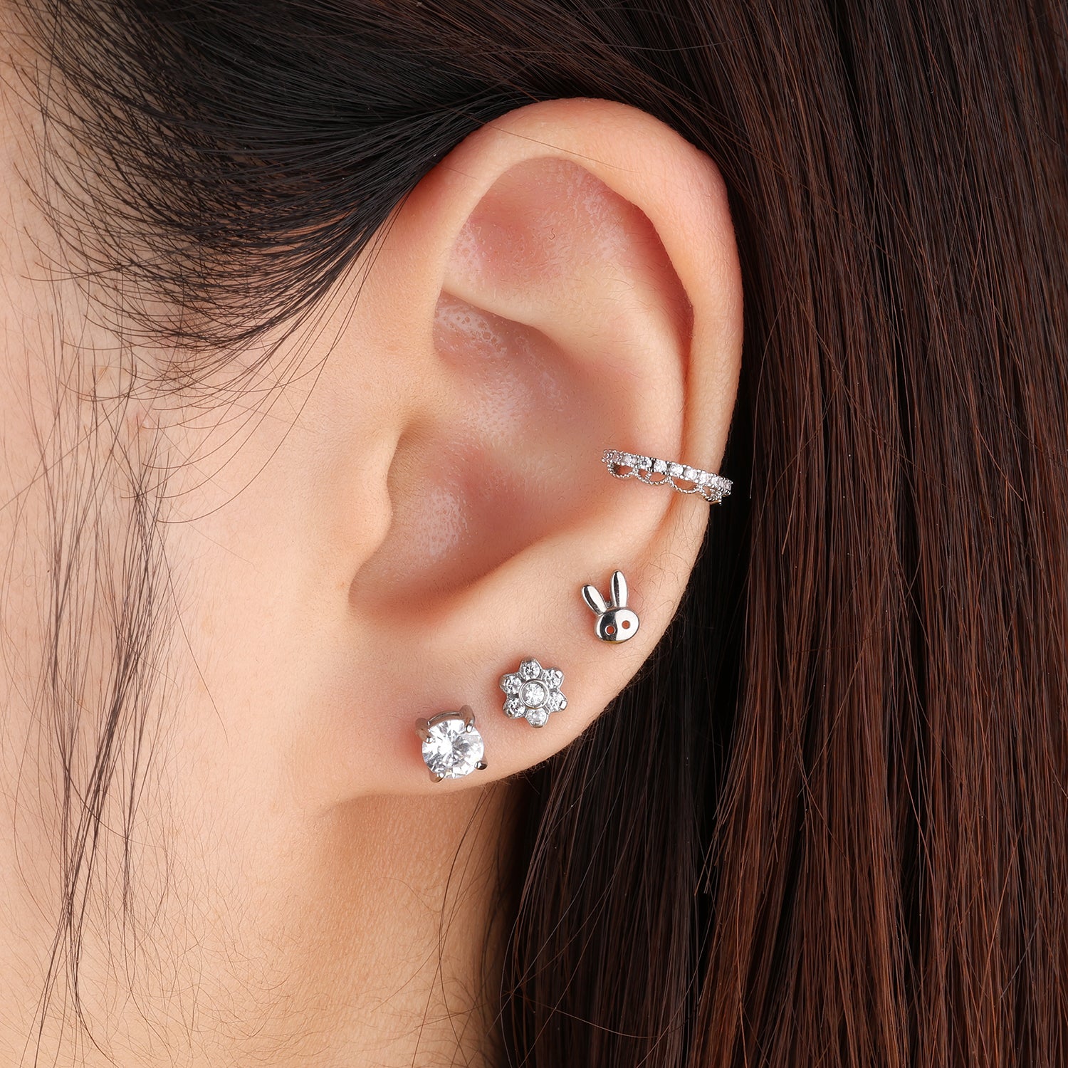 Exquisite Ear Cuff - Brass - Oumo Jewelry