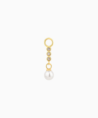 Elegant Pearl Dorp Charm - OumoJewelry
