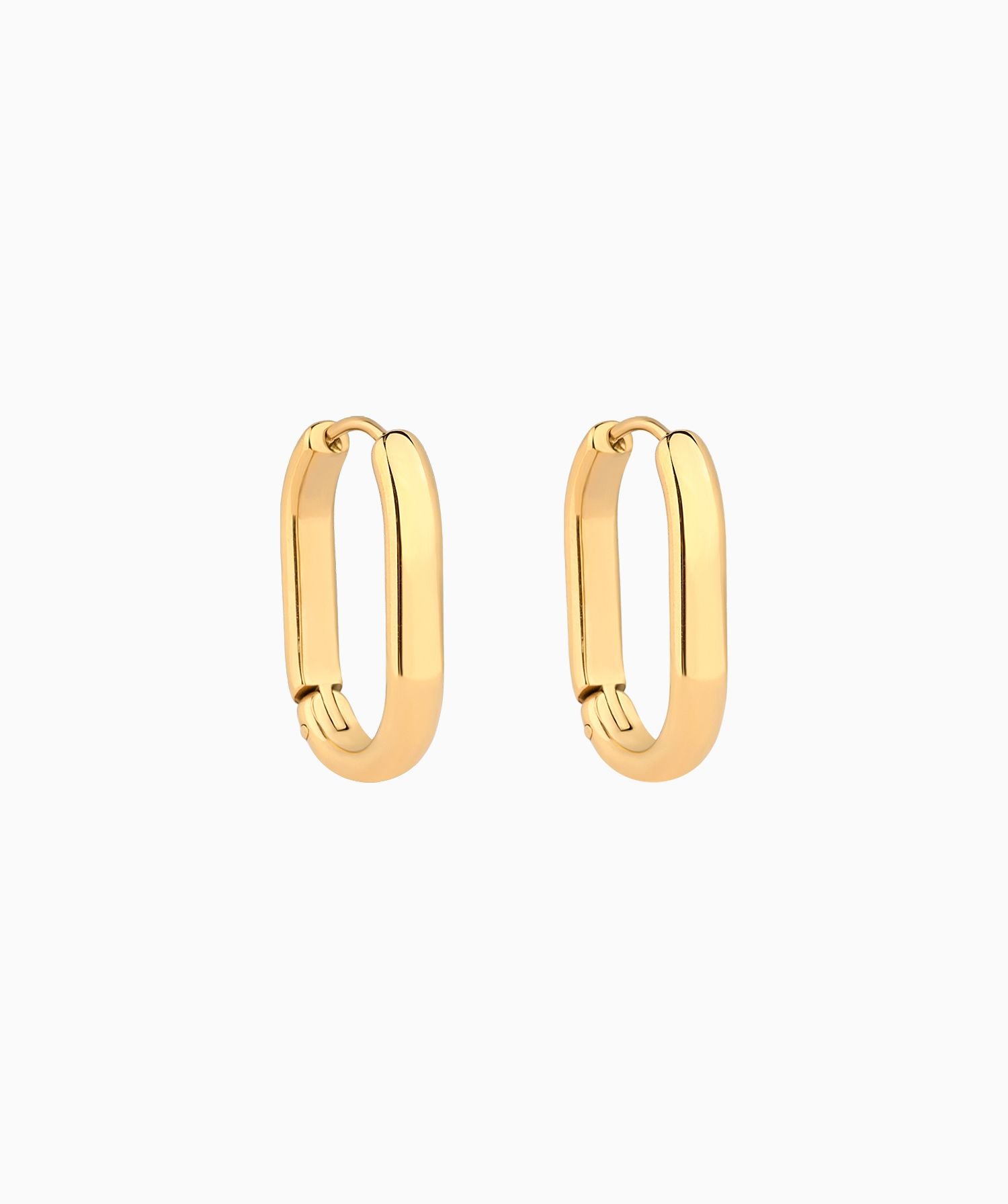 Classic U-Shaped Hoops - OumoJewelry