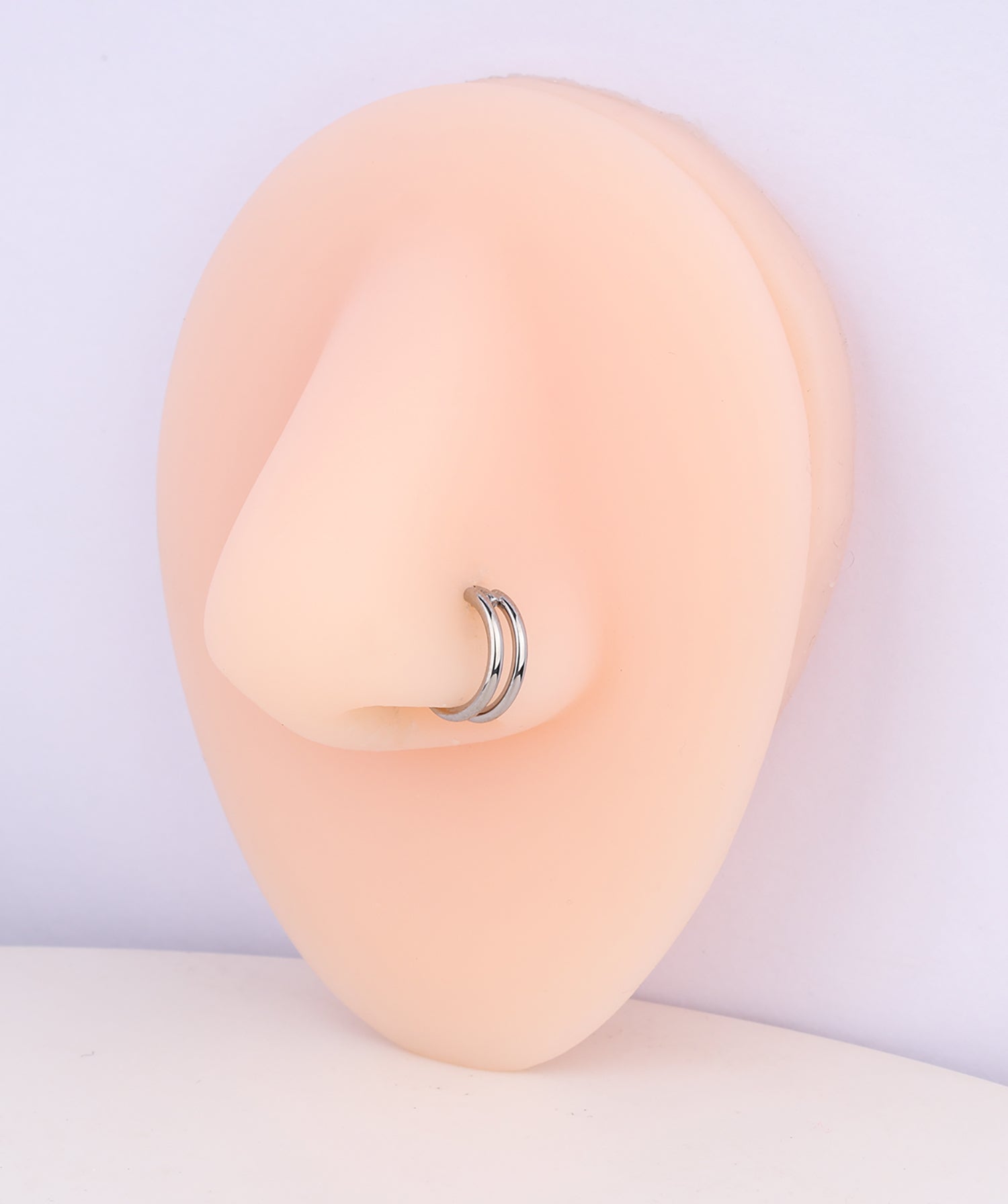 Basic Titanium Clicker Hoop - OumoJewelry