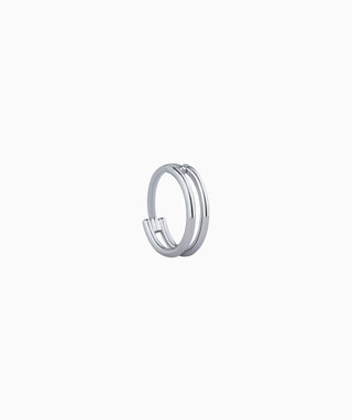 Basic Titanium Clicker Hoop - OumoJewelry