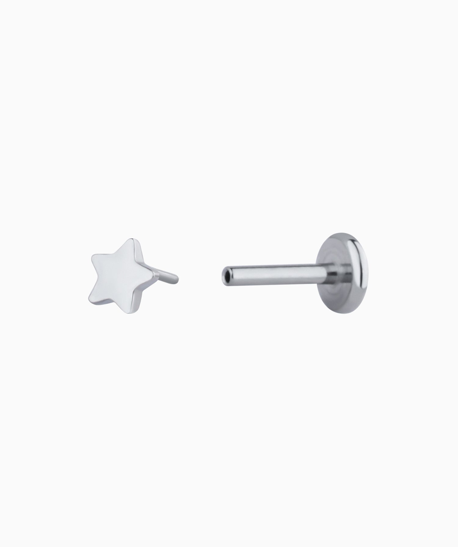 Titanium Galaxy Flatback Stud - OumoJewelry
