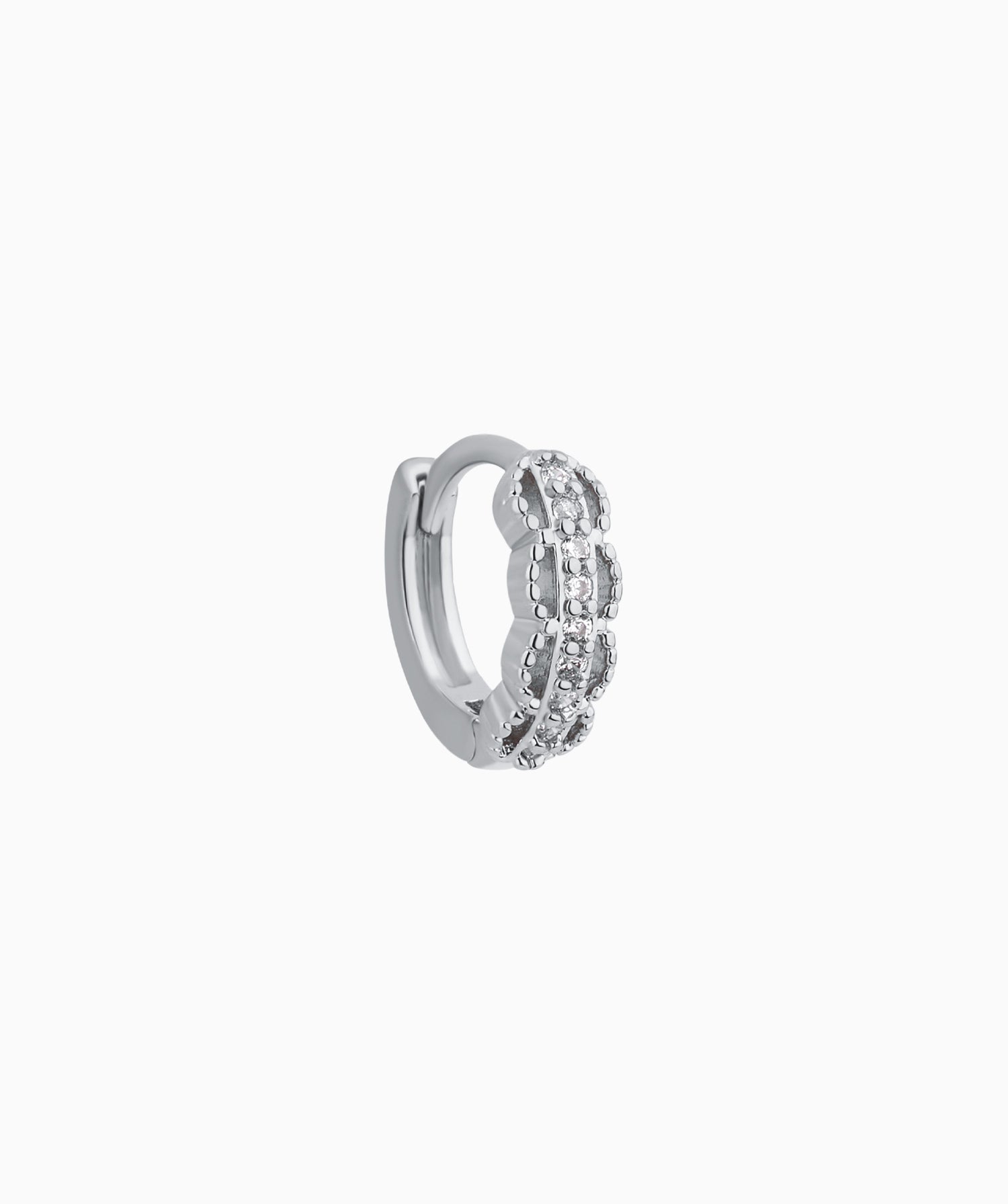 Delicate Sweet Helix Hoop - OumoJewelry