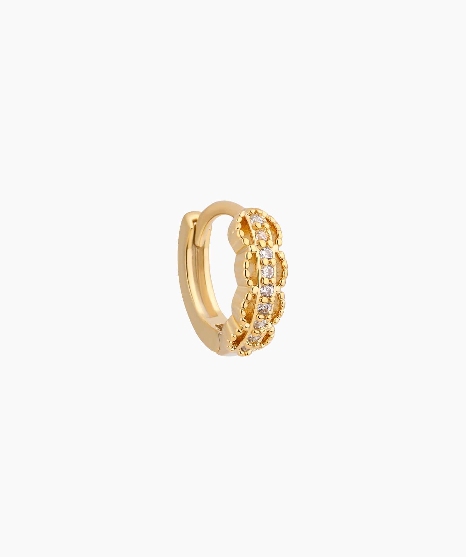 Delicate Sweet Helix Hoop - OumoJewelry